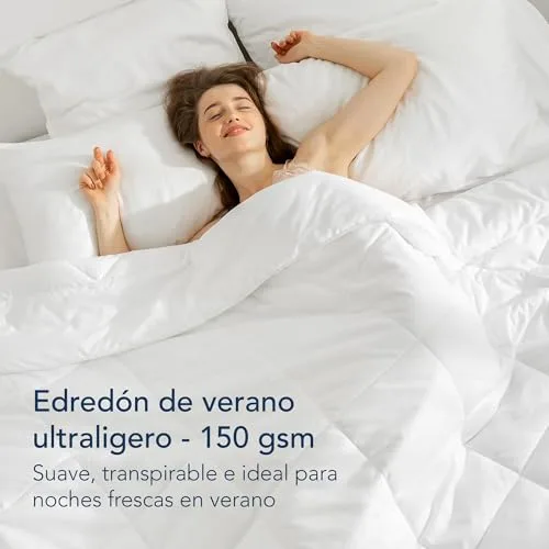 Dreamzie ▫️ Edredão leve 150 g/m² - 220 x 240 cm - para cama 135/150 3