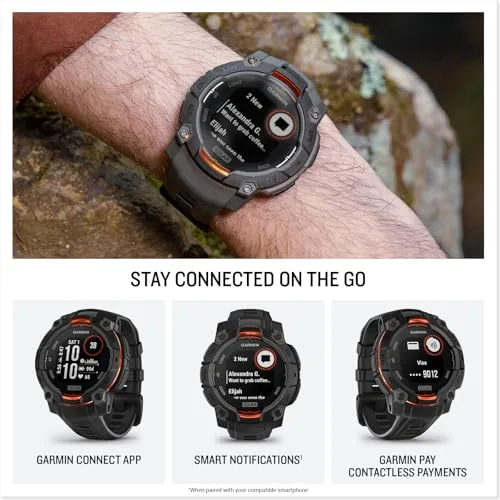 Garmin ▫️ Instinct 3 Solar, Relógio Inteligente com GPS, Preto 4