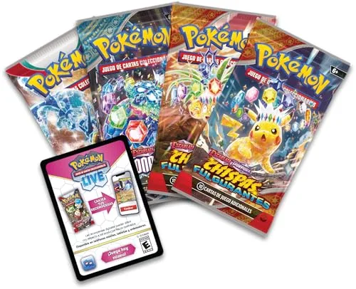 Pokémon ▫️ Coleção Ursaluna Lua Carmesim (4 cartas holográficas e 4 pacotes de melhoria) 6