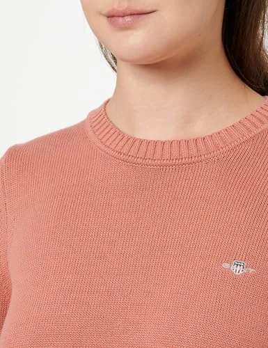 GANT ▫️ Classic Cotton C-Neck Suter Pulver para mulher 2