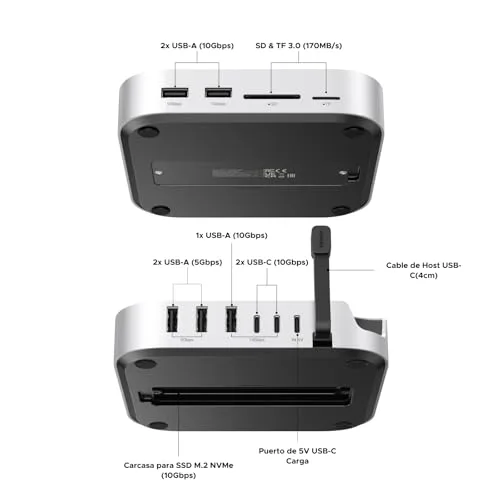 UGREEN ▫️ Estação de acoplamento e hub USB-C com suporte para Mac Mini M4 e M4 Pro 2