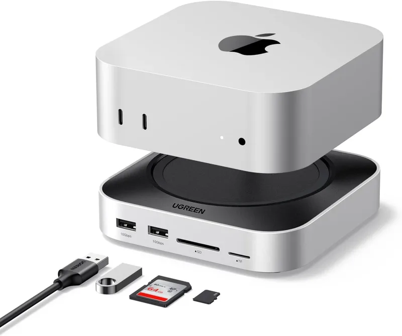 UGREEN ▫️ Estação de acoplamento e hub USB-C com suporte para Mac Mini M4 e M4 Pro