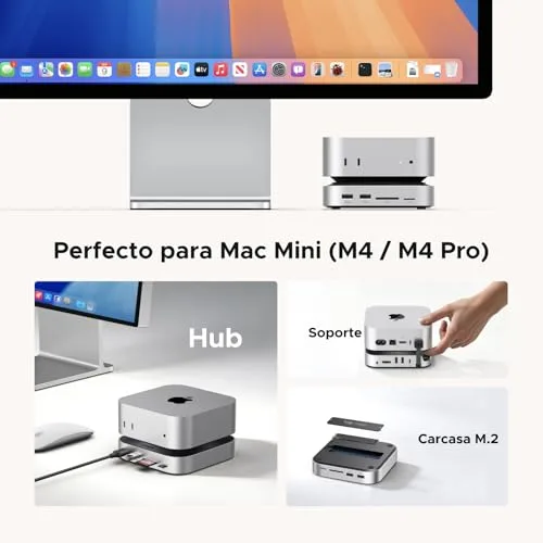 UGREEN ▫️ Estação de acoplamento e hub USB-C com suporte para Mac Mini M4 e M4 Pro 3