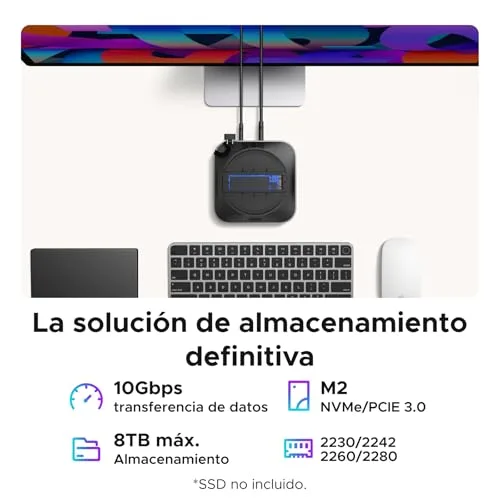UGREEN ▫️ Estação de acoplamento e hub USB-C com suporte para Mac Mini M4 e M4 Pro 4