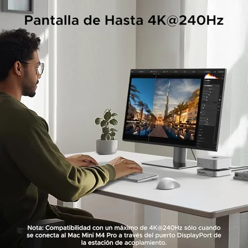 UGREEN ▫️ Estação de acoplamento e hub USB-C com suporte para Mac Mini M4 e M4 Pro 5