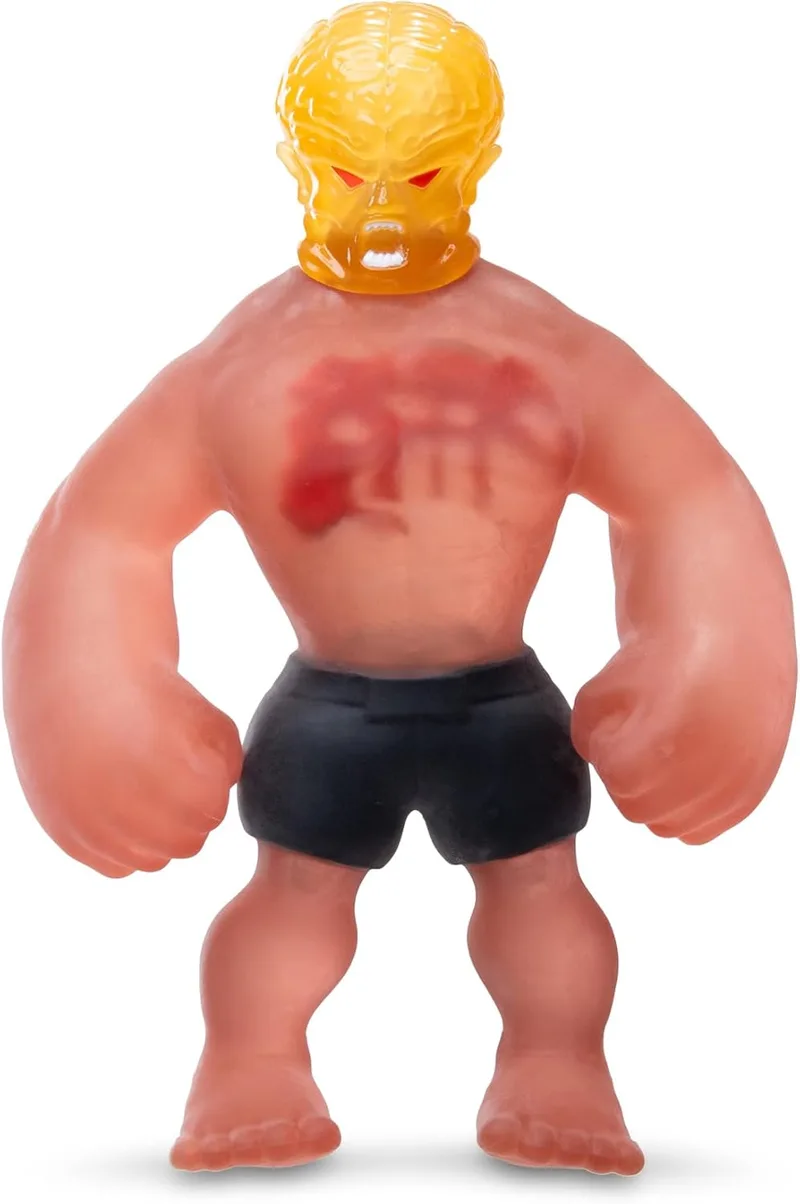 STRETCH ARMSTRONG ▫️ Basic Fun X-Ray Figura Transparente 18 cm - Brinquedo extensível com design retro