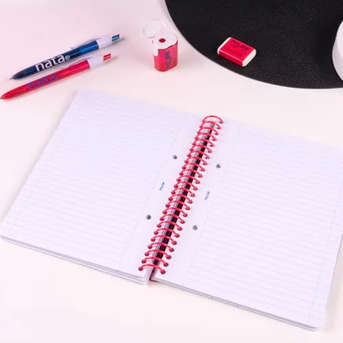 MILAN ▫️ ® Caderno A5 com espiral e capa dura, papel pautado, 80 folhas de 95 g/m², coleção creme®, verde 4