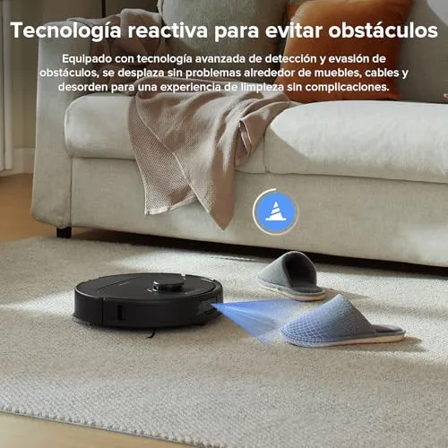 roborock ▫️ Conjunto do aspirador robô QV 35A, com duas esfregonas giratórias retráteis, preto 7
