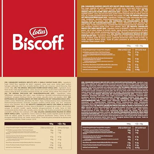 Biscoff ▫️ Bolachas Lotus Sandwich - Embalagem Mista | 3 Sabores | 16x50 g (800 g) 2