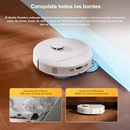 roborock ▫️ Robô aspirador Qrevo S5V com 12 000 Pa de sucção, branco 4