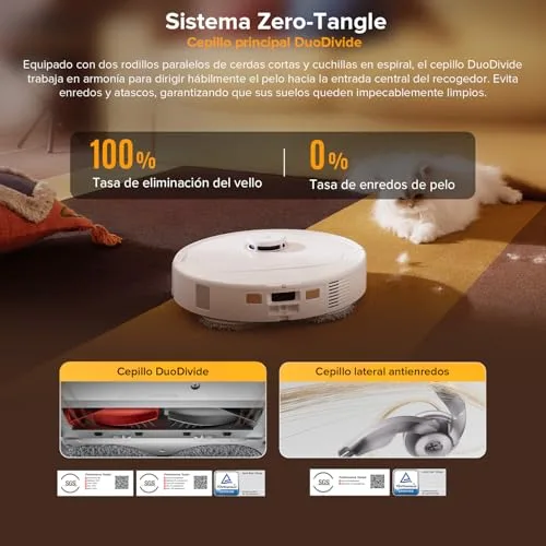 roborock ▫️ Robô aspirador Qrevo S5V com 12 000 Pa de sucção, branco 5