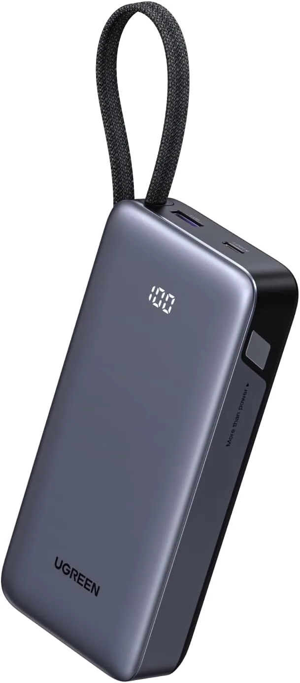 UGREEN ▫️ Nexode 45 W Power Bank 20 000 mAh Bateria Externa Portátil Carregamento Rápido