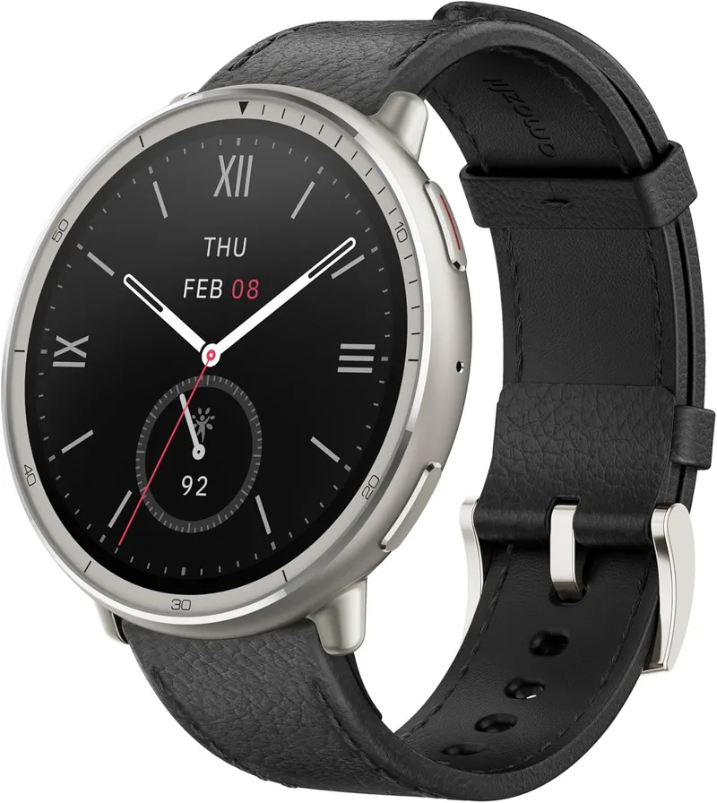 Amazfit ▫️ Active 2 – Relógio inteligente para homem e mulher, pagamento por NFC, IA, GPS e mapas gratuitos, bateria com autonomia de 10 dias, relógio inteligente com mais de 160 modos desportivos, resistente à água até 5 ATM, compatível com Android e iPhone