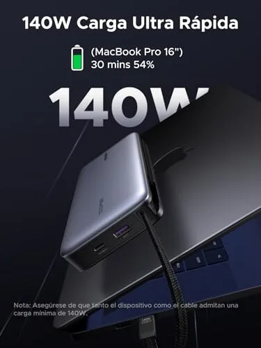 UGREEN ▫️ Nexode 165 W Power Bank 25 000 mAh Bateria Externa Carregamento Rápido PD 140 W 2