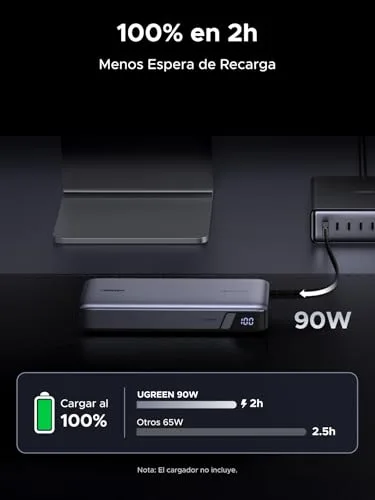 UGREEN ▫️ Nexode 165 W Power Bank 25 000 mAh Bateria Externa Carregamento Rápido PD 140 W 6