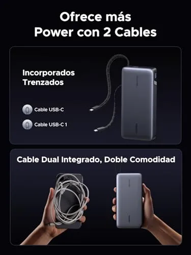 UGREEN ▫️ Nexode 165 W Power Bank 25 000 mAh Bateria Externa Carregamento Rápido PD 140 W 7