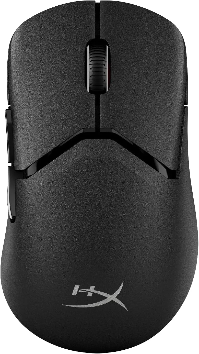HyperX ▫️ Pulsefire Saga Pro - Rato de jogos sem fios modular com RGB, peso de 72 g, autonomia de 90 horas, 4K, sensor de 26K, OMEN Instant Pair, 6 botões, cor preta