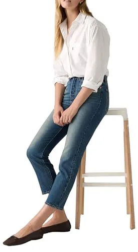 Levi's ▫️ Wedgie Straight - Calças de ganga para mulher 5