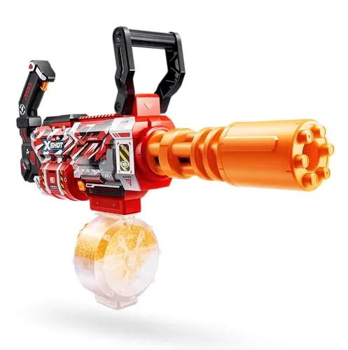 XSHOT ▫️ Hyper Gel Motorized Gatling Blaster com 5 000 bolinhas de gel da ZURU 2