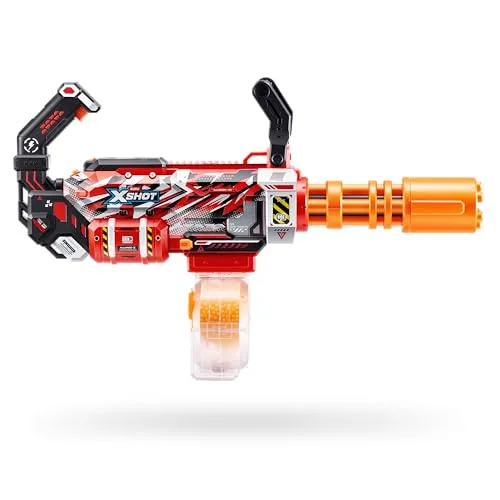 XSHOT ▫️ Hyper Gel Motorized Gatling Blaster com 5 000 bolinhas de gel da ZURU 3