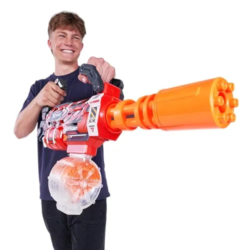 XSHOT ▫️ Hyper Gel Motorized Gatling Blaster com 5 000 bolinhas de gel da ZURU 4
