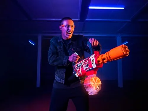 XSHOT ▫️ Hyper Gel Motorized Gatling Blaster com 5 000 bolinhas de gel da ZURU 5