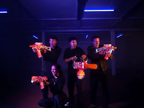 XSHOT ▫️ Hyper Gel Motorized Gatling Blaster com 5 000 bolinhas de gel da ZURU 6