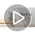 AIRTOK ▫️ Purificador de ar purificador de ar com esponja perfumada, filtro HEPA para alergias, fumo, pêlos de animais e odores, com luz noturna, temporizador, bloqueio para crianças, 25 dB 7