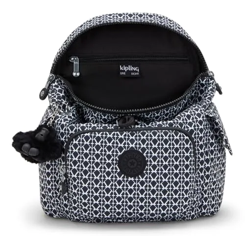 Kipling ▫️ CITY PACK MINI Mochila pequena, Signature Print (Multicolor) 4