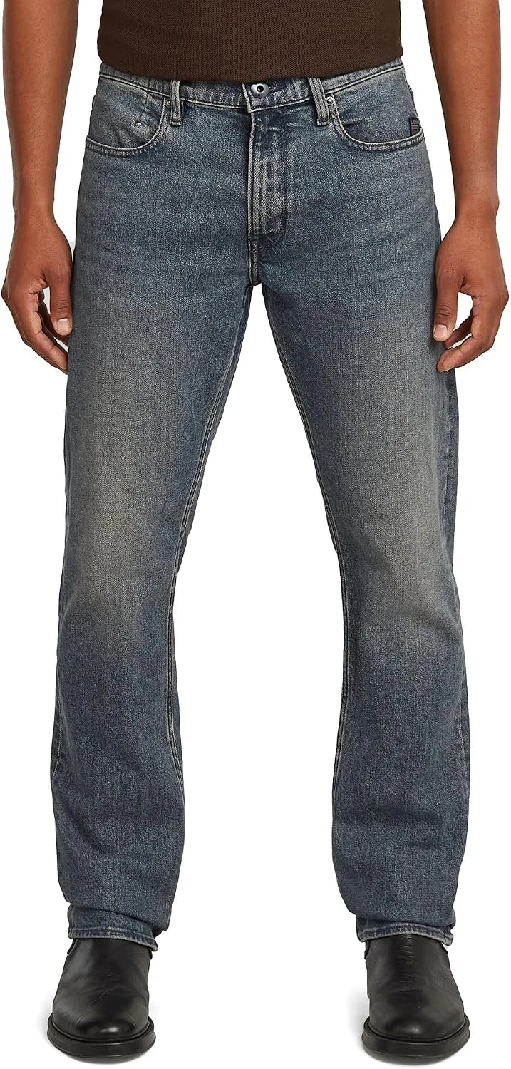 G-STAR ▫️ Calças de ganga Mosa Straight - Calças de ganga para homem