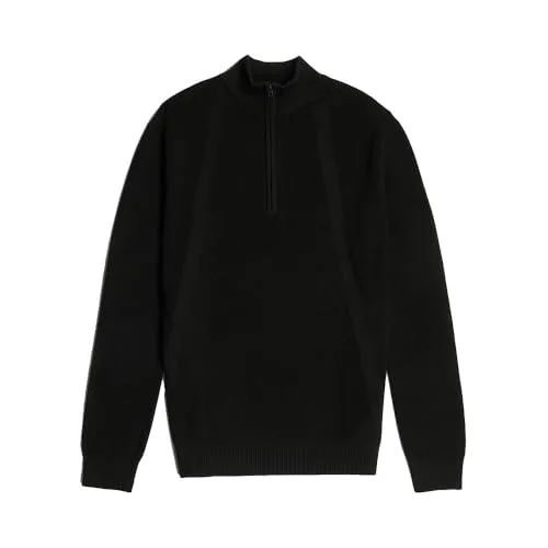 G-STAR ▫️ 8719965012981 Camisola para homem Structure Half Zip Knit, Preto escuro (Dk Black) D26726-c868-6484, XXL 4