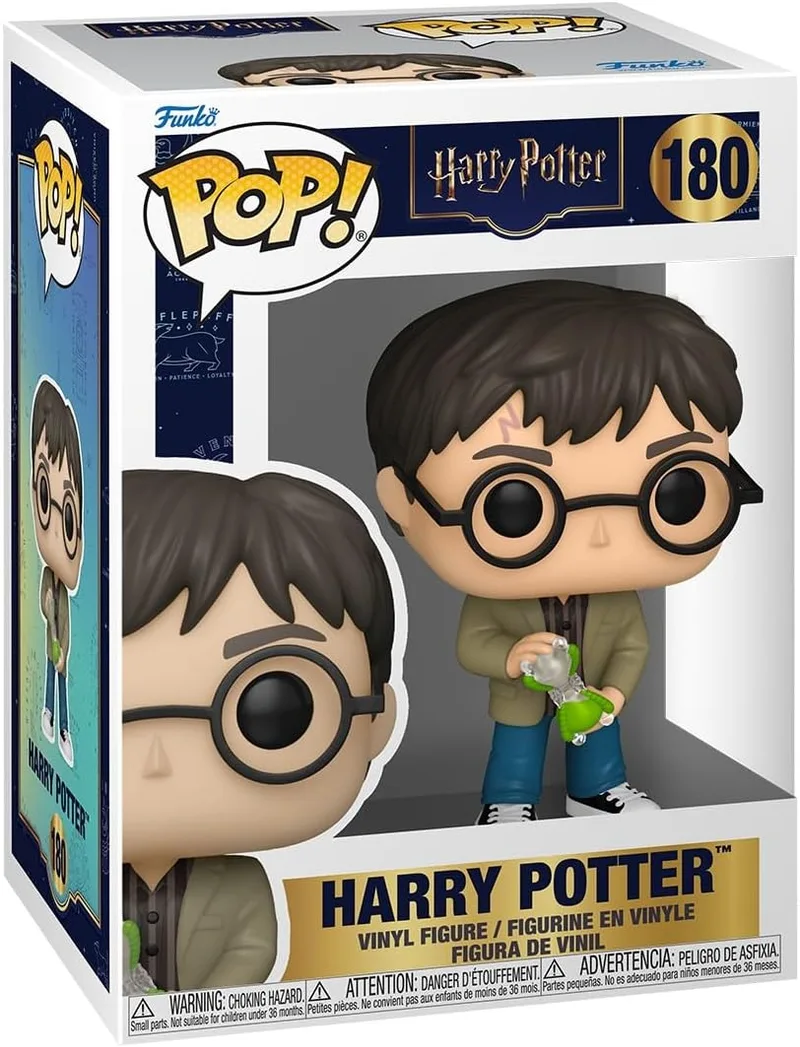 Funko ▫️ Pop! Harry Potter S18 - Harry com Ampulheta - Figura de Vinil Colecionável - Ideia para Prenda - Mercadoria Oficial - Brinquedos para Adultos e Crianças - Fãs de Cinema