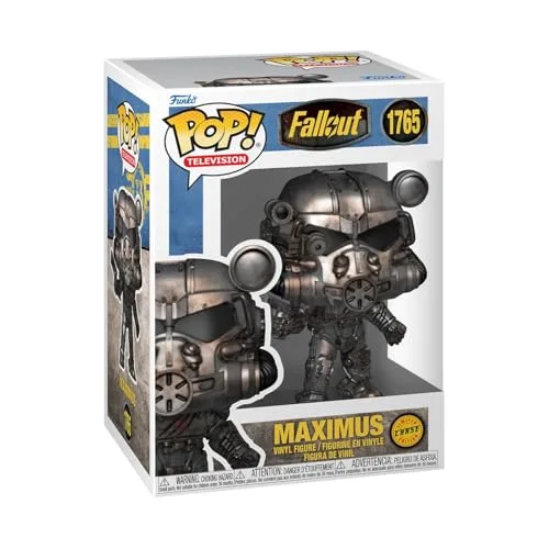 Funko ▫️ Pop! TV: Fallout - Maximus - 1 em 6 hipóteses de obter a figura rara Chase 5