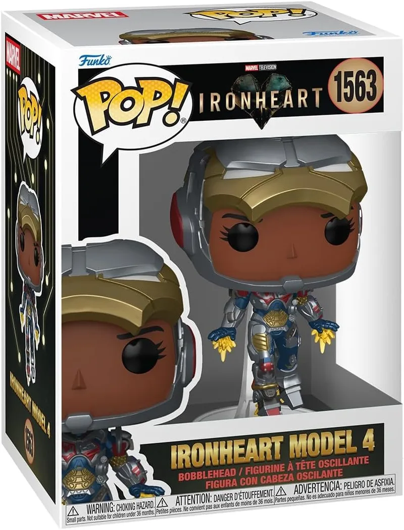 Funko ▫️ Vinil Pop!: Ironheart - Armadura Ironheart Modelo 4 - Figura de Vinil Colecionável - Ideia para Prenda - Mercadoria Oficial - Brinquedos para Crianças e Adultos - Fãs de Cinema - Bonecas Coleccionáveis