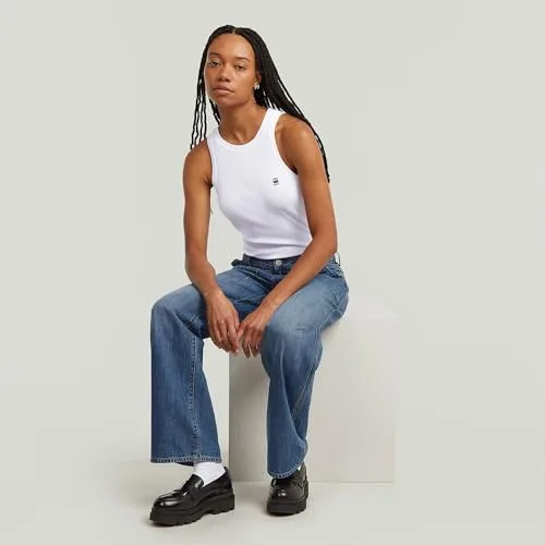 G-STAR ▫️ Calças de ganga largas Judee Carpenter para mulher 6