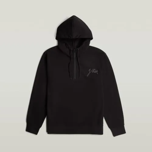 G-STAR ▫️ Script Half Zip HDD Sw Camisola com Capuz para Homem 3