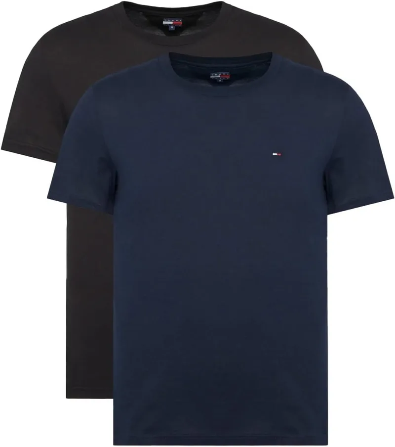 Tommy Jeans ▫️ Pack of 2 T-Shirts de manga curta para homem Algodão
