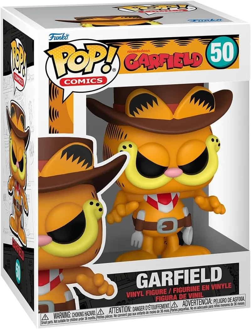 Funko ▫️ Pop! Comics: Garfield – Personagens do Garfield - Figura de vinil colecionável - Ideia para presente - Produtos oficiais - Brinquedos para crianças e adultos - Fãs de desenhos animados