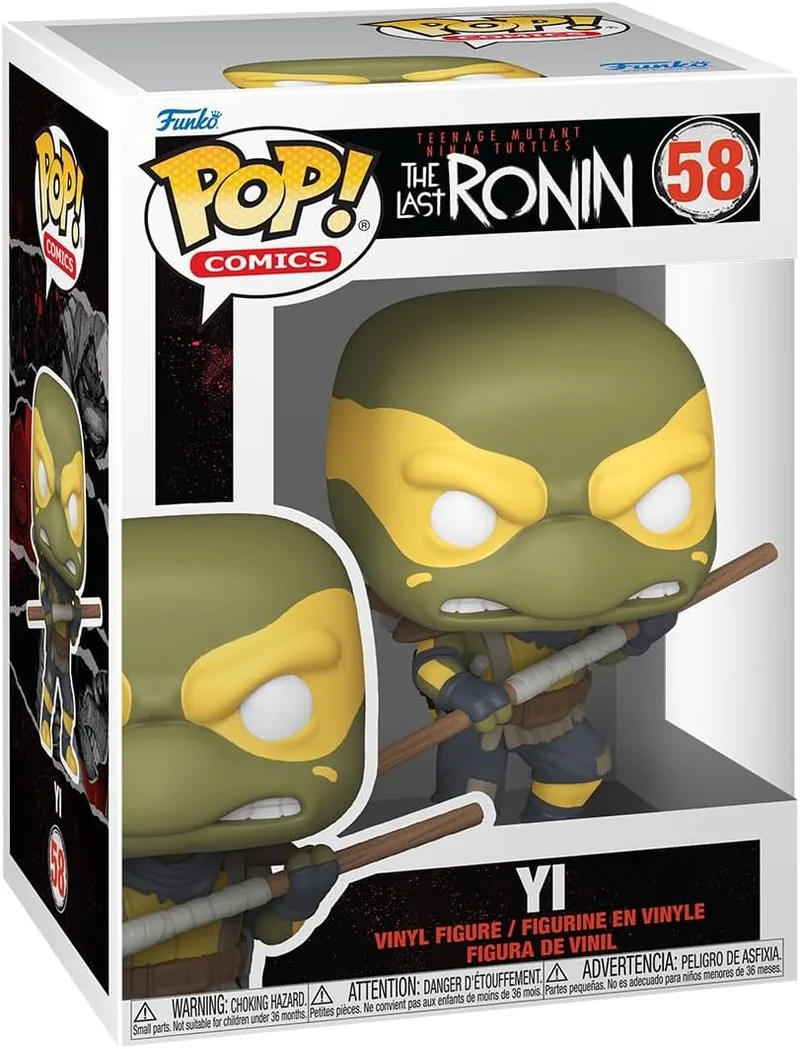 Funko ▫️ Pop! Comics: Tartarugas Ninja - Yi - TMNT Comics - Figura de vinil colecionável - Ideia para presente - Produtos oficiais - Brinquedos para crianças e adultos - Fãs de desenhos animados