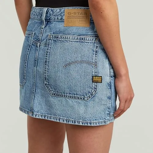 G-STAR ▫️ 8719965012981 Minissaia Cargo para Mulher, Multicolorida (Faded Blue Star D27703-d536-h550), (31W) DE 5