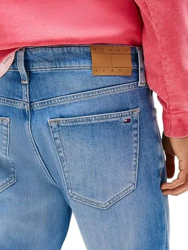 Tommy Jeans ▫️ Calças de Ganga para Homem Austin, Corte Slim Tapered 3