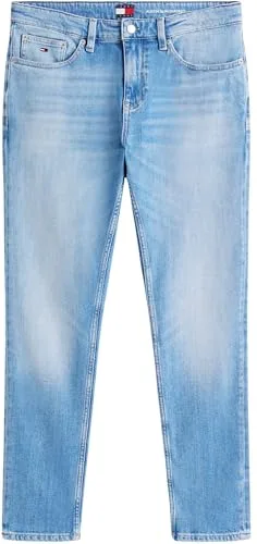 Tommy Jeans ▫️ Calças de Ganga para Homem Austin, Corte Slim Tapered 6
