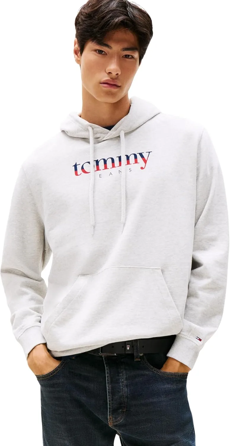 Tommy Jeans ▫️ Hoodie para homem, corte regular