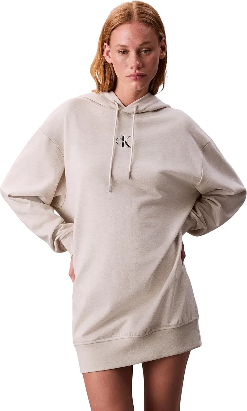 Calvin Klein ▫️ Camisola comprida de felpo Premium para mulher