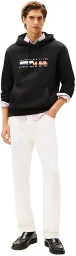 Tommy Hilfiger ▫️ TH Colour Block Graphic Hoodie Mw0mw40041 Camisola com capuz para homem 4