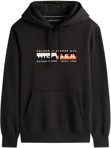 Tommy Hilfiger ▫️ TH Colour Block Graphic Hoodie Mw0mw40041 Camisola com capuz para homem 5