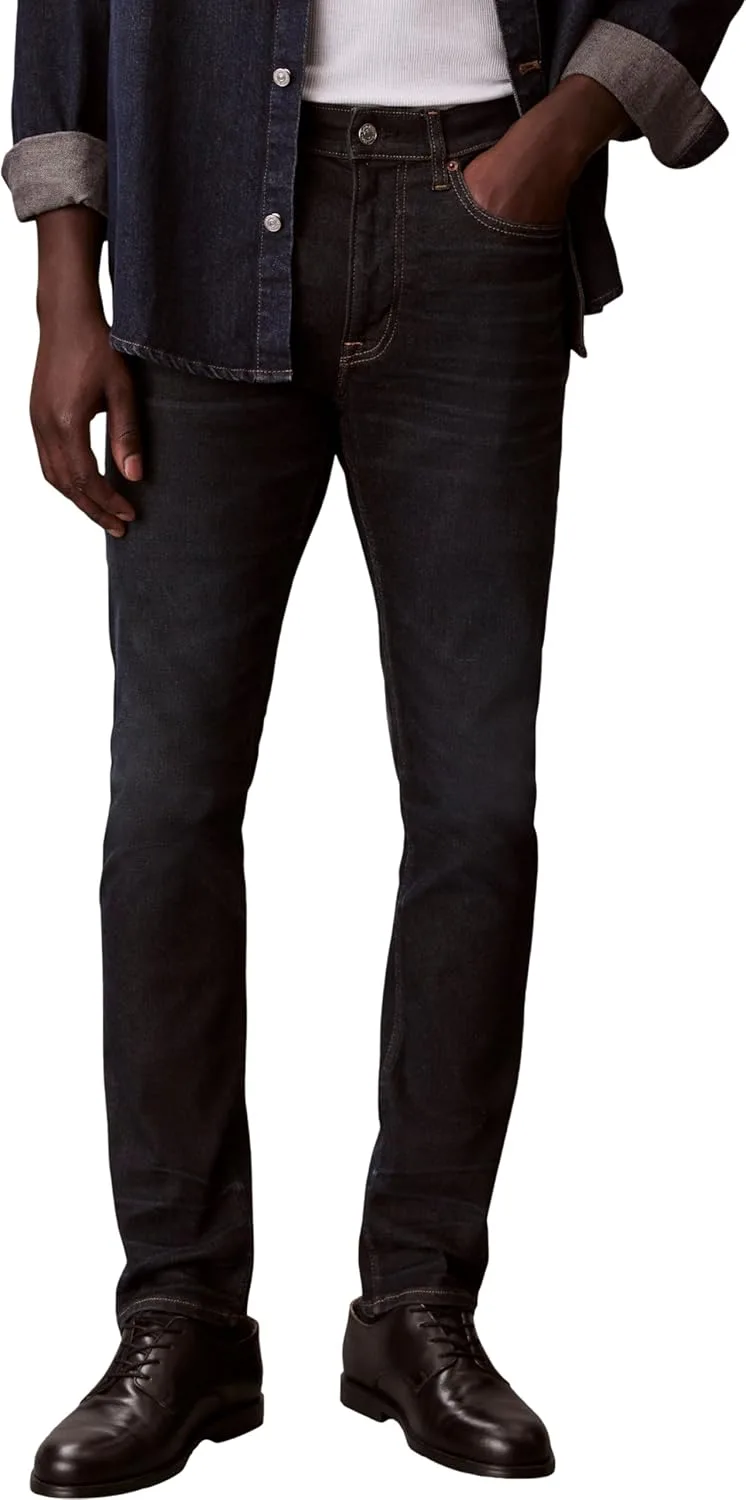Calvin Klein ▫️ Men's Vintage Rinse Skinny Fit Jeans (Calças de ganga skinny)