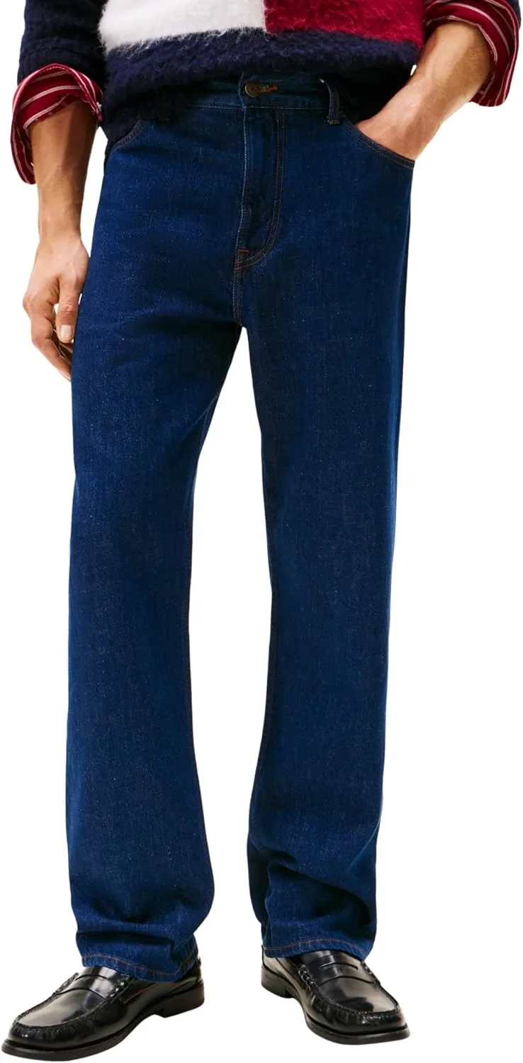 Tommy Hilfiger ▫️ Relaxed River Rgd Lincoln Ind Mw0mw40565 - Calças largas para homem