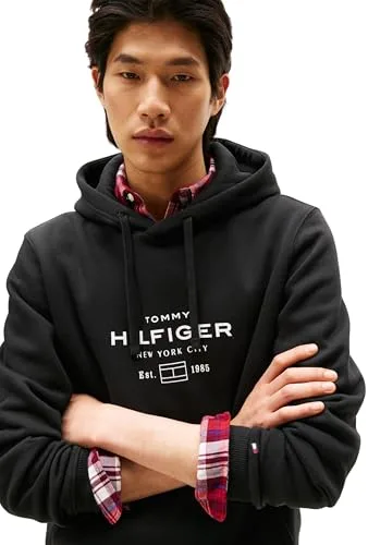 Tommy Hilfiger ▫️ Oval Graphic Hoodie Mw0mw40864 Camisola com capuz para homem 3