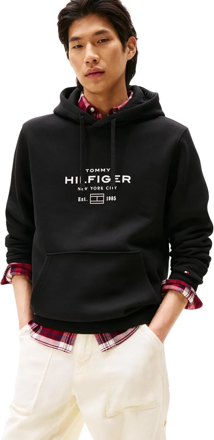 Tommy Hilfiger ▫️ Oval Graphic Hoodie Mw0mw40864 Camisola com capuz para homem